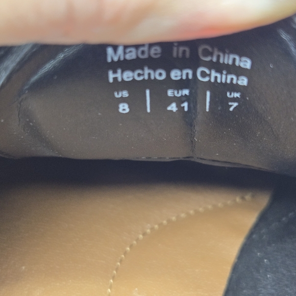 Aldo Men's Holtlanflex Monk Strap Slip-on Black Leather Buckle Loafers Size 8 - Picture 14 of 14